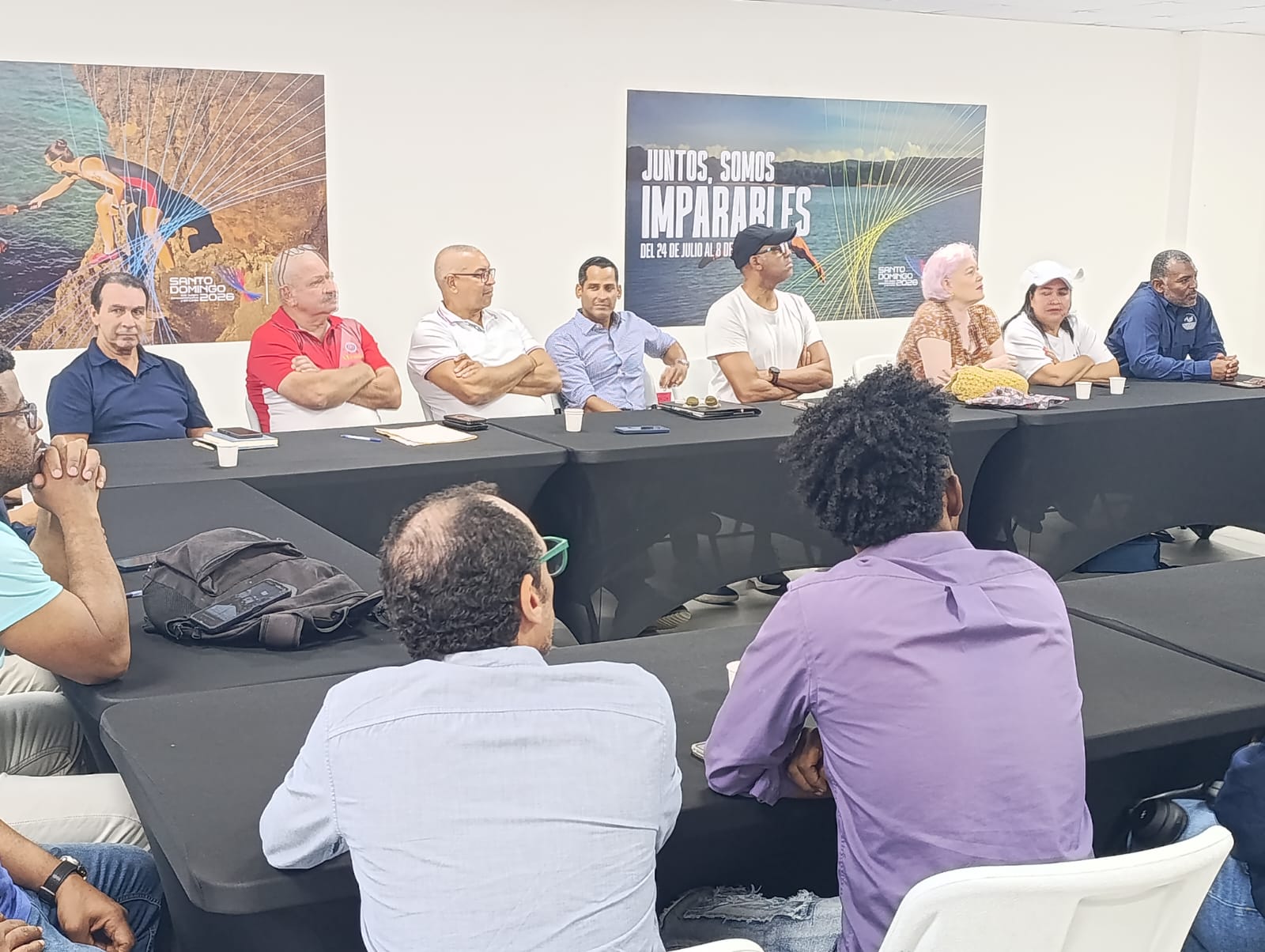 Aspecto del taller con los Sports Managers