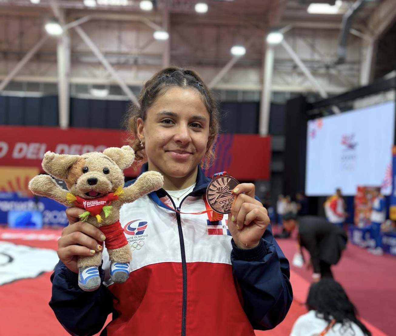 Esmeralda, la judoka dominicana nacida en Suiza