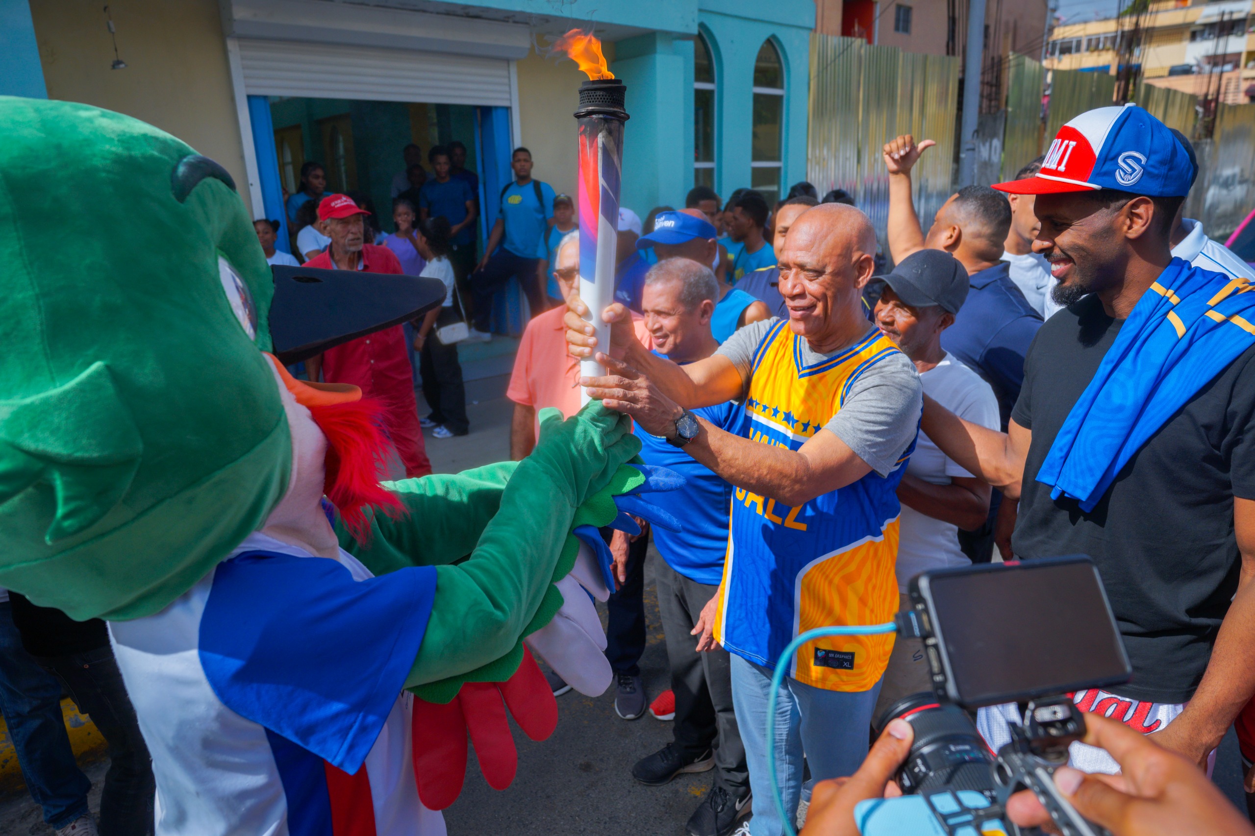 LA ANTORCHA DE LOS JCC 2026 LLEGO CON MUCHAS ALEGRIAS AL SECTOR DE VILLA JUANA ESTE DOMINGO  